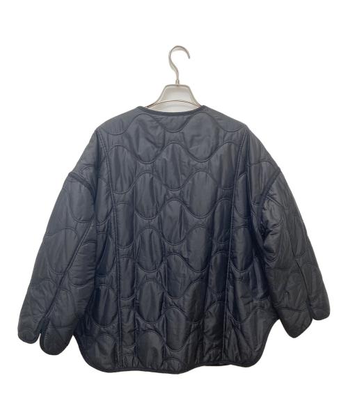 BEAUTY&YOUTH（ビューティーアンドユース）BEAUTY&YOUTH (ビューティーアンドユース) ナイロンヘチマキルティング オーバージャケット ブラック サイズ:Mの古着・服飾アイテム