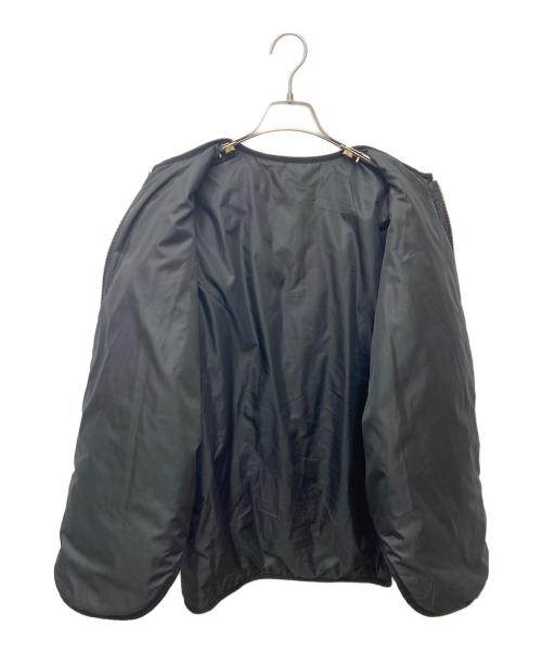 BEAUTY&YOUTH（ビューティーアンドユース）BEAUTY&YOUTH (ビューティーアンドユース) ナイロンヘチマキルティング オーバージャケット ブラック サイズ:Mの古着・服飾アイテム