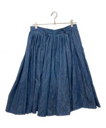 45R（フォーティファイブ・アール）の古着「モンプチデニムプリーツスカート」｜インディゴ