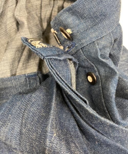 45R（フォーティファイブ・アール）45R (フォーティファイブ・アール) モンプチデニムプリーツスカート インディゴ サイズ:3の古着・服飾アイテム