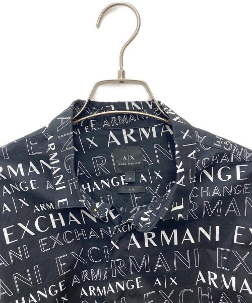 ARMANI EXCHANGE（アルマーニ エクスチェンジ）ARMANI EXCHANGE (アルマーニ エクスチェンジ) ロングスリーブシャツ 6GZC25 ZNEAZ ブラック サイズ:Mの古着・服飾アイテム