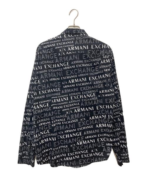 ARMANI EXCHANGE（アルマーニ エクスチェンジ）ARMANI EXCHANGE (アルマーニ エクスチェンジ) ロングスリーブシャツ 6GZC25 ZNEAZ ブラック サイズ:Mの古着・服飾アイテム