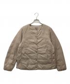 無印良品ムジルシリョウヒン）の古着「軽量ダウンジャケット BD10GA5A」｜ベージュ