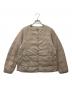 無印良品（ムジルシリョウヒン）の古着「軽量ダウンジャケット BD10GA5A」｜ベージュ