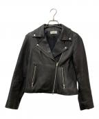 HAREハレ）の古着「ダブルライダースジャケット　HAL070003AD」｜ブラック