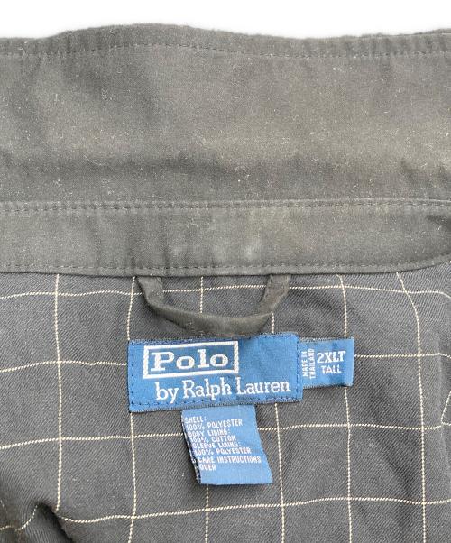 POLO RALPH LAUREN（ポロ・ラルフローレン）POLO RALPH LAUREN (ポロ・ラルフローレン) ポニー刺繍スイングトップ ブラック サイズ:2XLTの古着・服飾アイテム