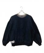 DESCENDANTディセンダント）の古着「クルーネックスウェット」｜ブラック