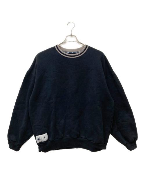 DESCENDANT（ディセンダント）DESCENDANT (ディセンダント) クルーネックスウェット ブラック サイズ:2の古着・服飾アイテム