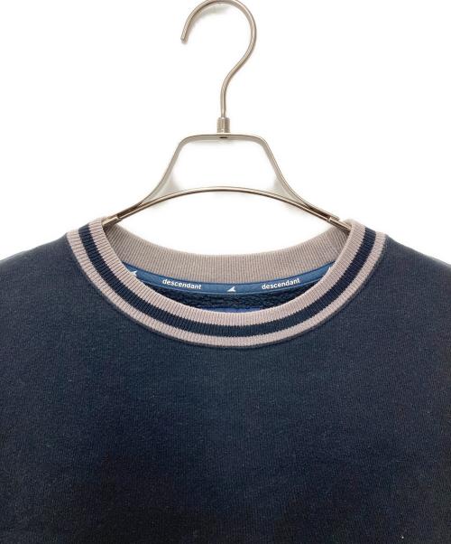 DESCENDANT（ディセンダント）DESCENDANT (ディセンダント) クルーネックスウェット ブラック サイズ:2の古着・服飾アイテム