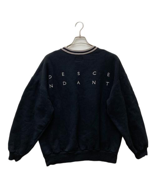 DESCENDANT（ディセンダント）DESCENDANT (ディセンダント) クルーネックスウェット ブラック サイズ:2の古着・服飾アイテム