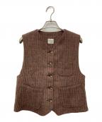 orSlowオアスロウ）の古着「ツイードジレ」｜レッド