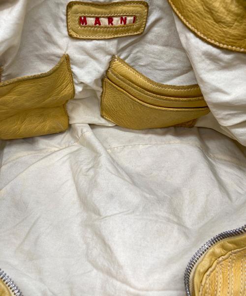 MARNI（マルニ）MARNI (マルニ) レザーショルダーバッグ イエローの古着・服飾アイテム