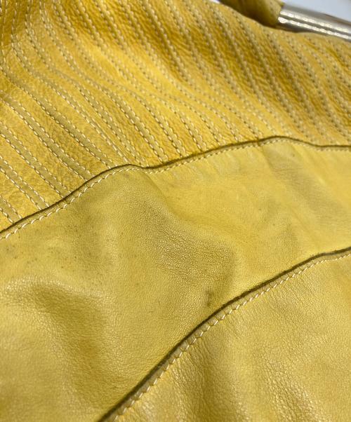 MARNI（マルニ）MARNI (マルニ) レザーショルダーバッグ イエローの古着・服飾アイテム