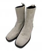BALLYバリー）の古着「AUSTINEスウェードブーツ」｜グレー