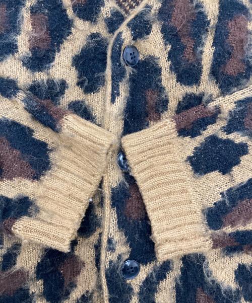 PENNEYS（ペニーズ）PENNEYS (ペニーズ) レオパードカーディガン　PN22AW-02 ブラウン サイズ:Lの古着・服飾アイテム