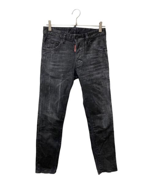 DSQUARED2（ディースクエアード）DSQUARED2 (ディースクエアード) SKATER JEAN　S74LB1344 S30357 インディゴ サイズ:42の古着・服飾アイテム