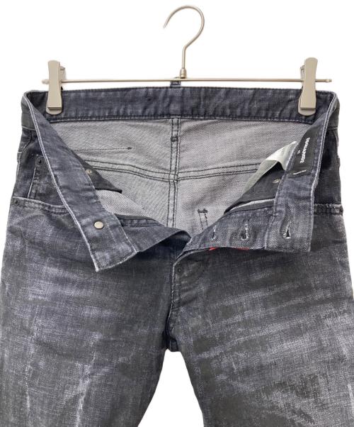 DSQUARED2（ディースクエアード）DSQUARED2 (ディースクエアード) SKATER JEAN　S74LB1344 S30357 インディゴ サイズ:42の古着・服飾アイテム