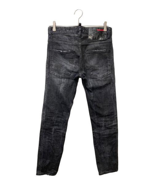 DSQUARED2（ディースクエアード）DSQUARED2 (ディースクエアード) SKATER JEAN　S74LB1344 S30357 インディゴ サイズ:42の古着・服飾アイテム