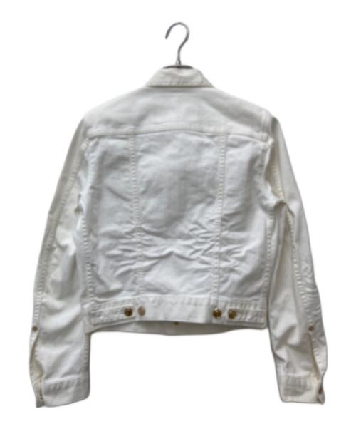 DSQUARED2（ディースクエアード）DSQUARED2 (ディースクエアード) トラッカーデニムジャケット ホワイト サイズ:38の古着・服飾アイテム