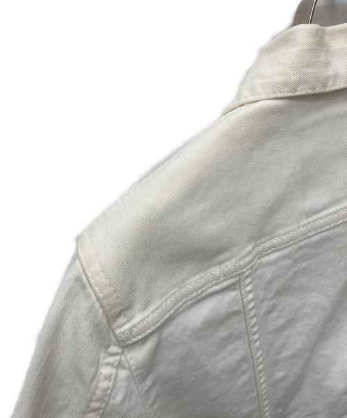 DSQUARED2（ディースクエアード）DSQUARED2 (ディースクエアード) トラッカーデニムジャケット ホワイト サイズ:38の古着・服飾アイテム