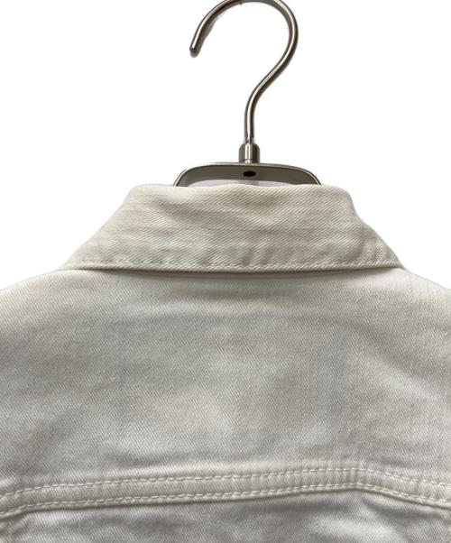 DSQUARED2（ディースクエアード）DSQUARED2 (ディースクエアード) トラッカーデニムジャケット ホワイト サイズ:38の古着・服飾アイテム