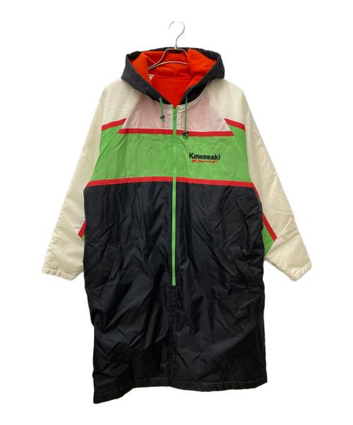 Kawasaki RACING（カワサキレーシング）Kawasaki RACING (カワサキレーシング) ベンチコート ブラック サイズ:FREEの古着・服飾アイテム