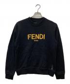 FENDIフェンディ）の古着「Logo Print Sweatshirt　FY0178 AE05」｜ブラック
