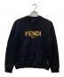 FENDI（フェンディ）の古着「Logo Print Sweatshirt　FY0178 AE05」｜ブラック