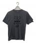 BALENCIAGA（バレンシアガ）の古着「ダメージ加工マルチロゴTシャツ」｜グレー