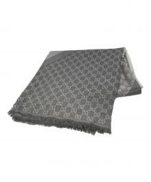 GUCCI（グッチ）の古着「シルク混ストール」｜グレー