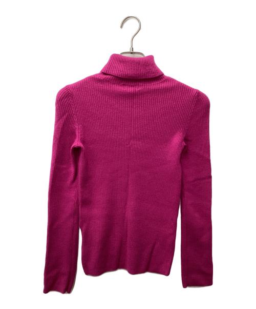 BURBERRY LONDON（バーバリーロンドン）BURBERRY LONDON (バーバリーロンドン) タートルネックニット　FBF32-615-14 ピンク サイズ:38の古着・服飾アイテム