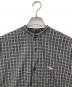 DANTON (ダントン) BROAD CHECK BAND COLLAR SHIRT　DT-B0003 STC ブラック×グレー サイズ:38：5000円