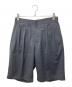 BEAMS PLUS（ビームスプラス）の古着「2 Pleats Shorts Wool Tropical」｜グレー