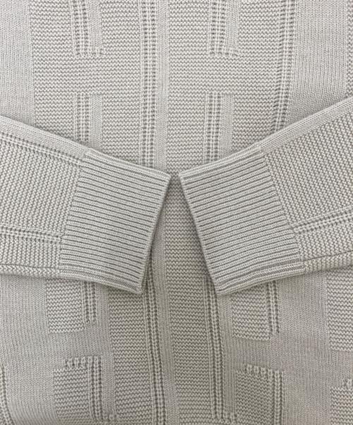 HERMES（エルメス）HERMES (エルメス) ロゴニット ベージュ サイズ:36の古着・服飾アイテム