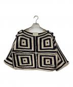 GUCCIグッチ）の古着「ニット」｜ベージュ×ネイビー