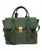 3.1 phillip limスリーワンフィリップリム）の古着「サッチェルバッグ」｜グリーン