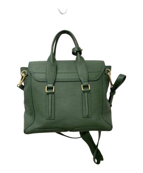 3.1 phillip lim（スリーワンフィリップリム）3.1 phillip lim (スリーワンフィリップリム) サッチェルバッグ グリーンの古着・服飾アイテム