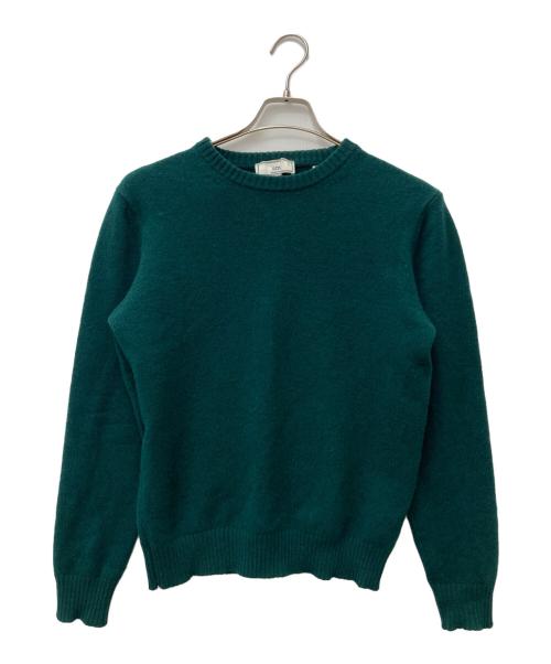 AMI Alexandre Mattiussi（アミアレクサンドルマテュッシ）AMI Alexandre Mattiussi (アミアレクサンドルマテュッシ) ラムウールニット グリーン サイズ:Sの古着・服飾アイテム