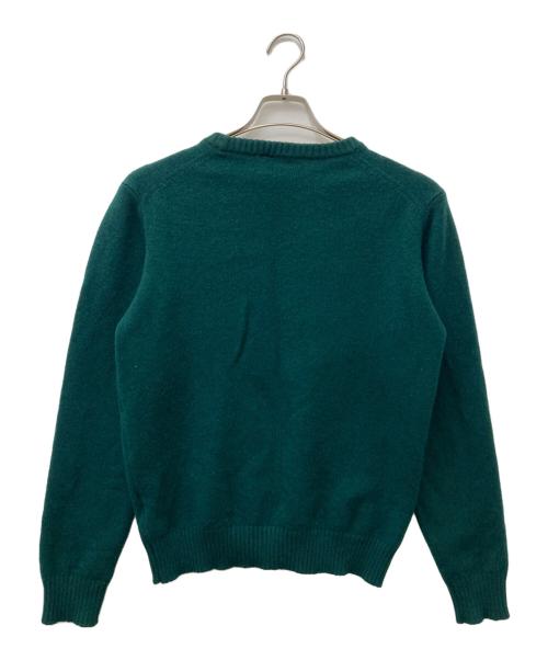 AMI Alexandre Mattiussi（アミアレクサンドルマテュッシ）AMI Alexandre Mattiussi (アミアレクサンドルマテュッシ) ラムウールニット グリーン サイズ:Sの古着・服飾アイテム