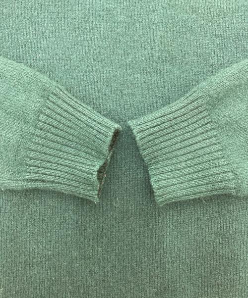 AMI Alexandre Mattiussi（アミアレクサンドルマテュッシ）AMI Alexandre Mattiussi (アミアレクサンドルマテュッシ) ラムウールニット グリーン サイズ:Sの古着・服飾アイテム