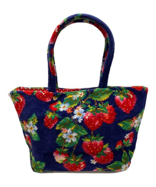 FEILER（フェイラー）FEILER (フェイラー) ストロベリーフィールド バッグ ネイビーの古着・服飾アイテム