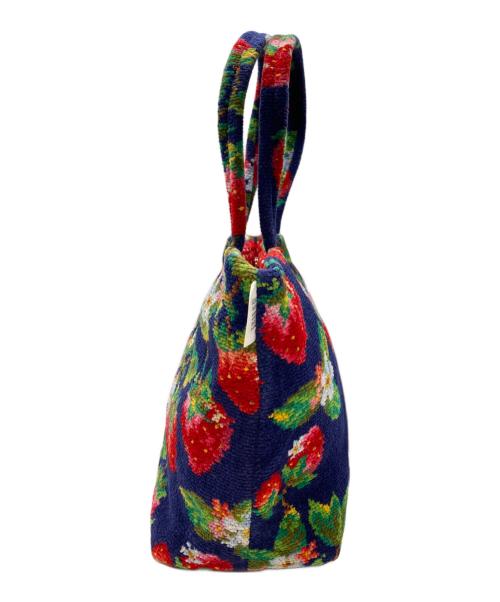 FEILER（フェイラー）FEILER (フェイラー) ストロベリーフィールド バッグ ネイビーの古着・服飾アイテム