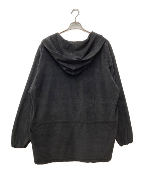 YSTRDY'S TMRRW（イエスタデイズトゥモロウ）YSTRDY'S TMRRW (イエスタデイズトゥモロウ) フリースアノラックパーカー　YT-S0504 ブラック サイズ:Mの古着・服飾アイテム