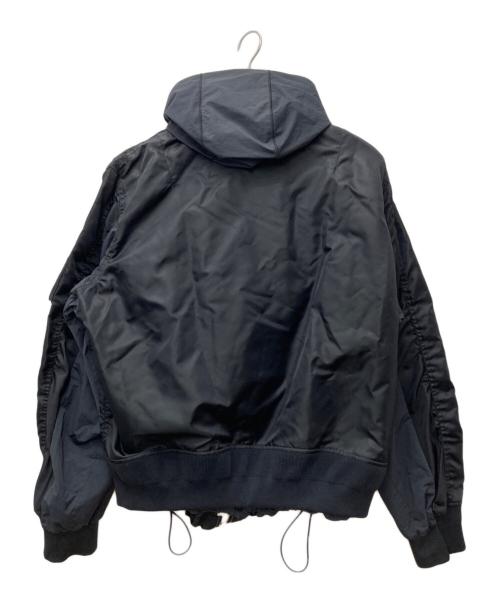 NIKE（ナイキ）NIKE (ナイキ) sacai (サカイ) NRG LAYERED JKT　CZ4697-010 ブラック サイズ:Sの古着・服飾アイテム