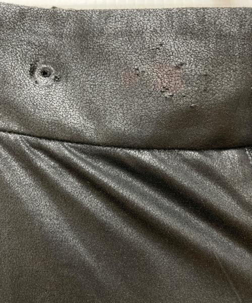 ISSEY MIYAKE（イッセイミヤケ）ISSEY MIYAKE (イッセイミヤケ) フェイクレザーパンツ IM61JF013 ブラック サイズ:2の古着・服飾アイテム