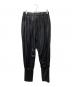 ISSEY MIYAKE (イッセイミヤケ) フェイクレザーパンツ IM61JF013 ブラック サイズ:2：10000円