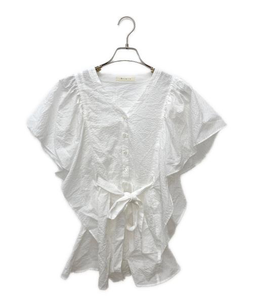 INTIMITE（アンティミテ）INTIMITE (アンティミテ) フリルチュニック ホワイト サイズ:Ｆの古着・服飾アイテム
