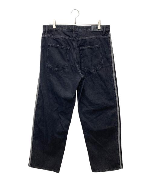 adidas（アディダス）adidas (アディダス) ファイヤーバード アディカラー デニム パンツ ブラック サイズ:34 未使用品の古着・服飾アイテム