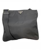 PRADAプラダ）の古着「ナイロンショルダーバッグ」｜ブラック