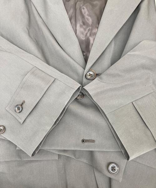 stein（シュタイン）stein (シュタイン) New Structure Chester Coat GRAY KHAKI サイズ:Sの古着・服飾アイテム